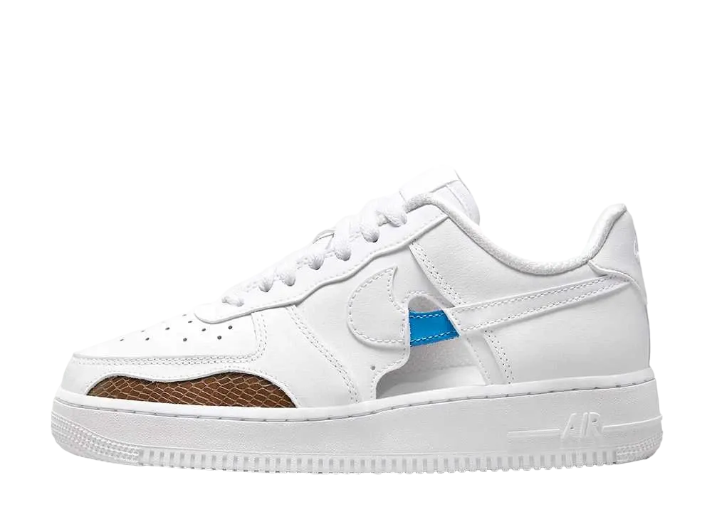 Nike Women's Air Force 1 Low '07 "White and Safety Orange"