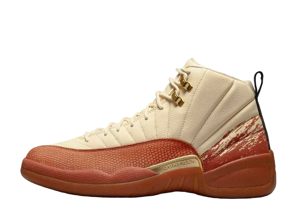 Eastside Golf × Nike Air Jordan 12 "Muslin/Black Burnt Sunrise"