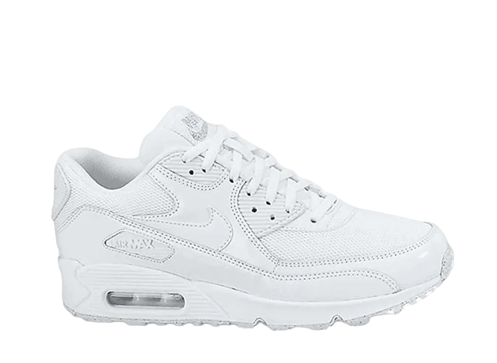 ナイキ ウィメンズ エアマックス 90 PRM "ホワイト/ホワイト/メタリック シルバー"