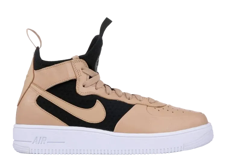 ナイキ ウィメンズ エアフォース1 ウルトラフォース ミッド トップ "バケッタ タン"