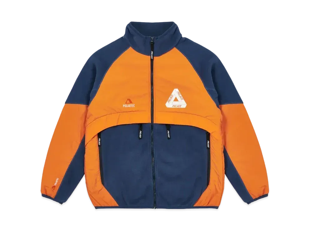 PALACE Polartec Shell Jacket "Navy / Orange"