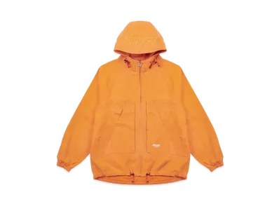 PALACE Washed Cotton Hooded Jacket "Orange"