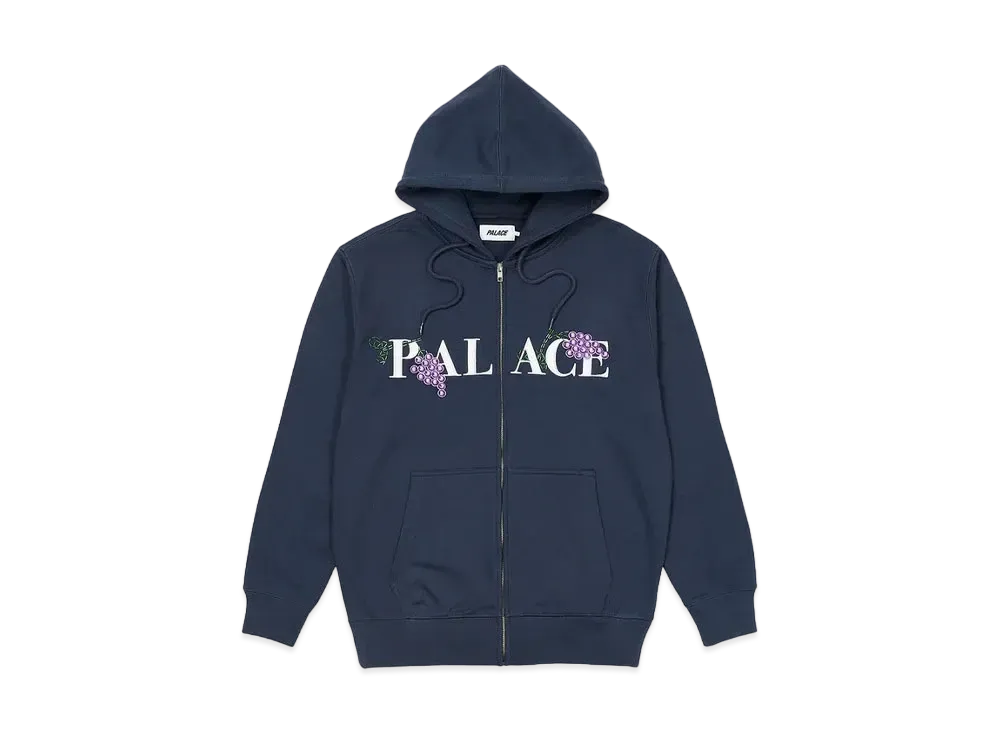 PALACE Grape Zip Hood "Navy"