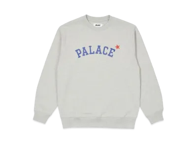 PALACE Star Crew "Grey Marl"