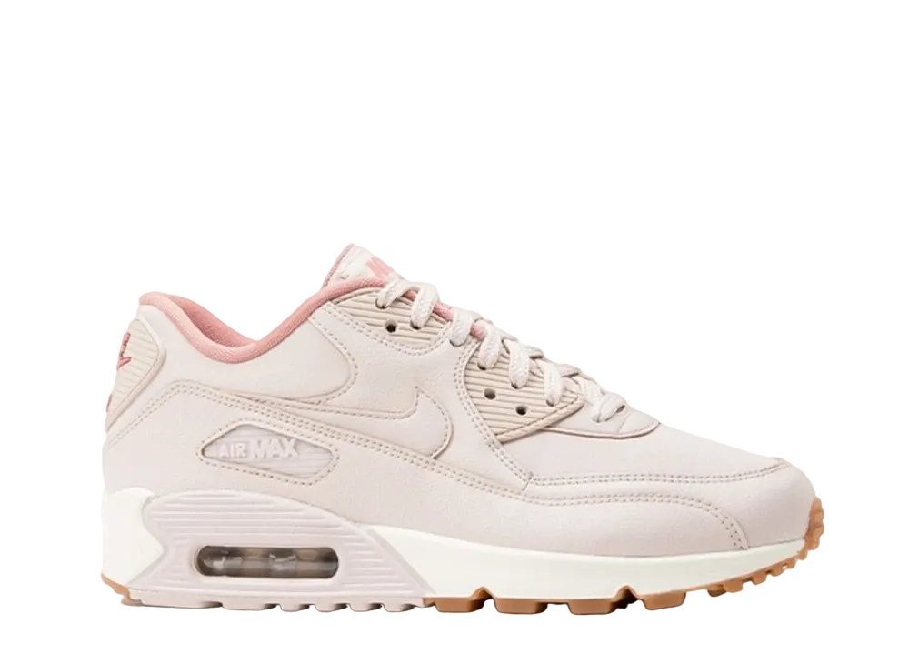 ナイキ ウィメンズ エアマックス 90 レザー "シルト レッド/レッド スターダスト セイル"