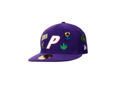 PALACE New Era 59Fifty Jesus Hat "Purple"
