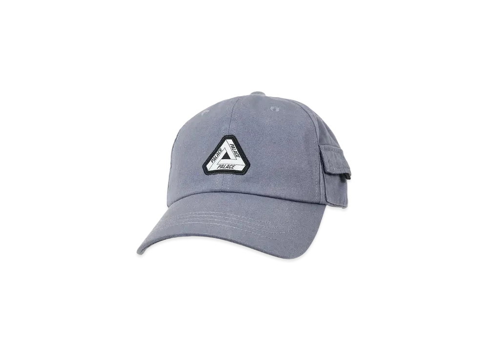 PALACE Garment Dyed Tri-Ferg Patch 6-Panel "Grey"