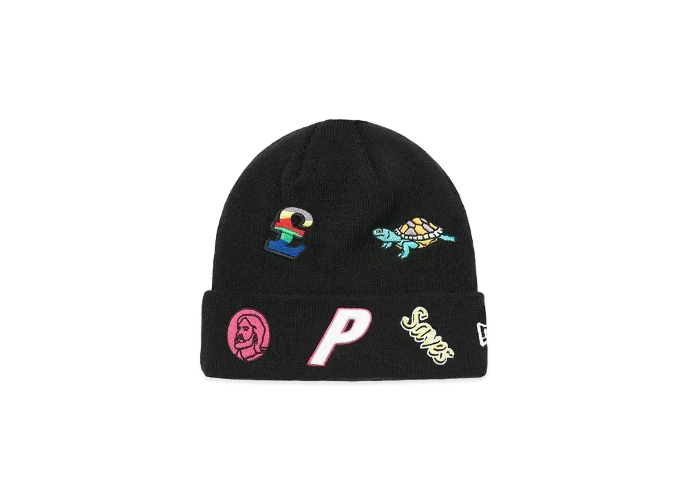 PALACE New Era Jesus Beanie "Black"