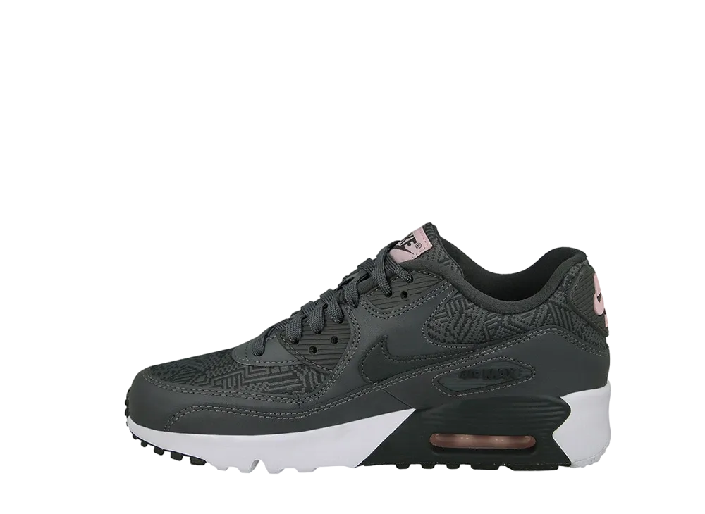 ナイキ GS エアマックス90 SE メッシュ ダーク グレー