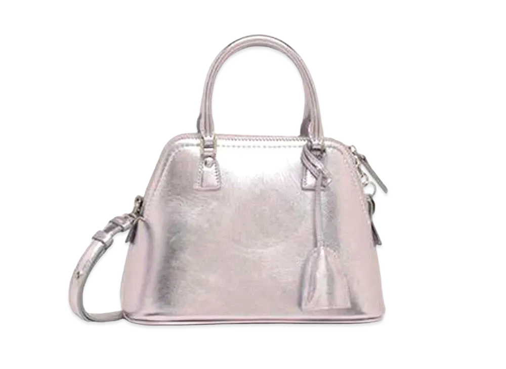 Maison Margiela 5AC Metallized Leather Bag "Purple"