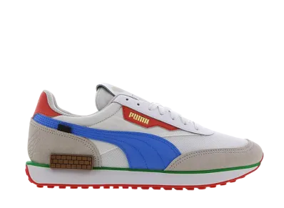 Super Mario 64 × Puma Future Rider "White/Energy Turquoise"