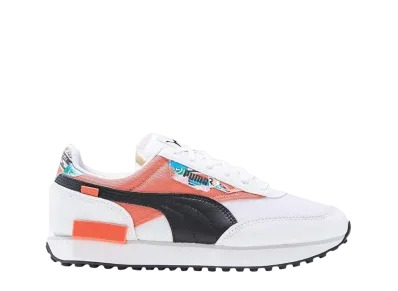 Puma Women's Future Rider International Game "White/Tigerlily"