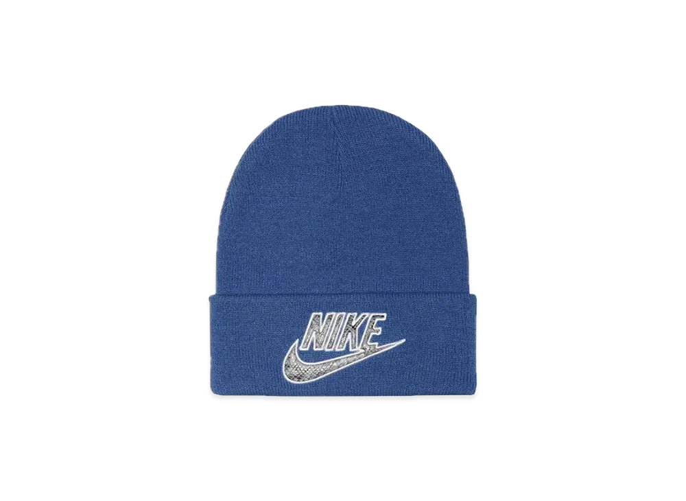 Supreme / Nike® Snakeskin Beanie "Blue"
