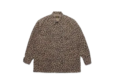 WACKO MARIA LEOPARD FATIGUE JACKET "Beige"
