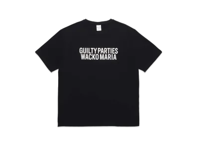 WACKO MARIA WASHED HEAVY WEIGHT T-SHIRT "Black"