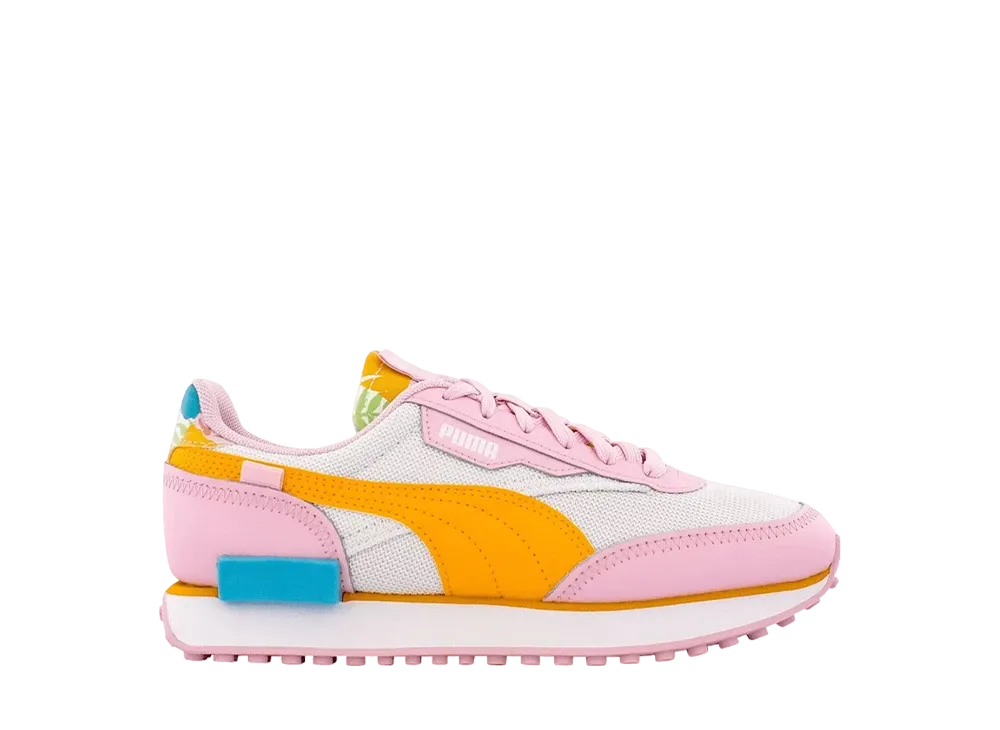 プーマ GS フューチャー ライダー フラワー オーラ "ホワイト/ピンク"