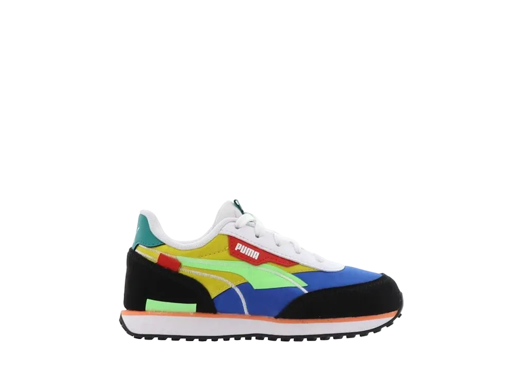 プーマ TD フューチャー ライダー ツーフォールド "ブルー イエロー"(キッズ)