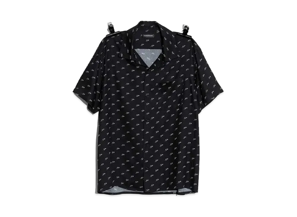 PEACEMINUSONE PMO Rayon Shirt #1 "Black" / G-DRAGON