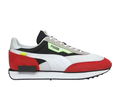 Puma Future Rider Retro "White/High Risk Red"
