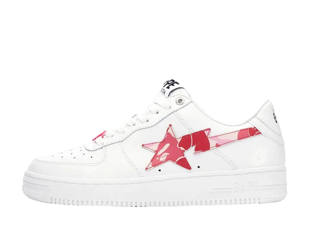 A BATHING APE®︎ BAPE STA White ABC Camo "Pink" (2022)