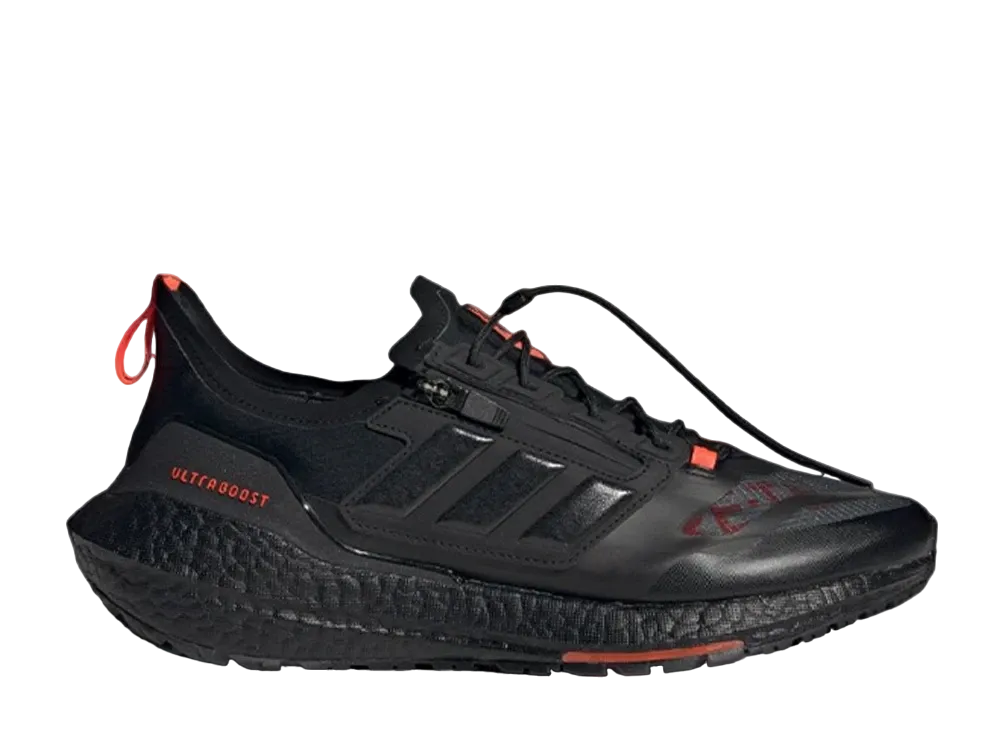 アディダス ウルトラブースト 21 ゴア テックス "カーボン/コア ブラック/ソーラー レッド"