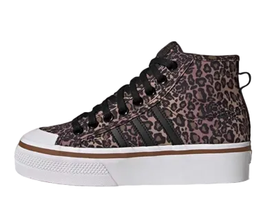 adidas Nizza Platform Mid "Core Black/Footwear White"