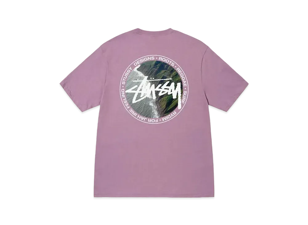 Stussy COASTLINE TEE "Orchid"
