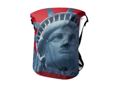 Supreme x The North Face Statue of Liberty Waterproof Backpack "Red"