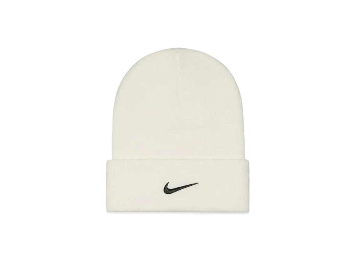 Stussy × Nike NRG Cuffed Beanie "White"
