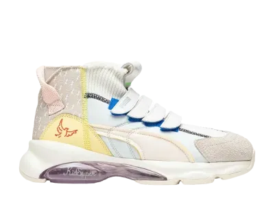 KidSuper Studios × Puma Cell Dome Sock "White/Silver Gray"