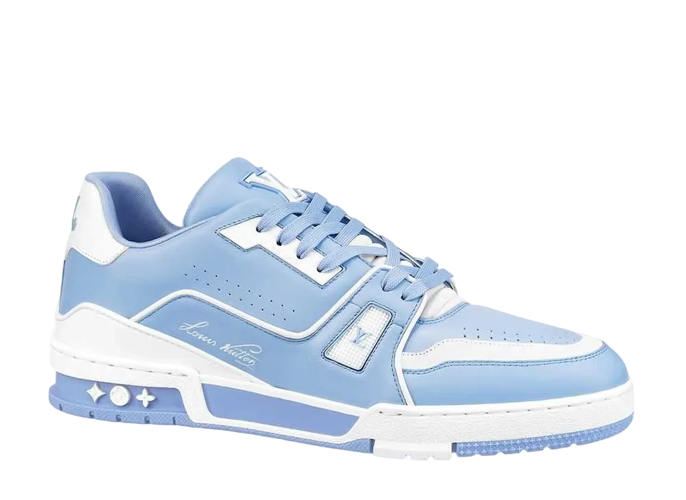 ルイヴィトン LV トレイナー スニーカー "ブルー"