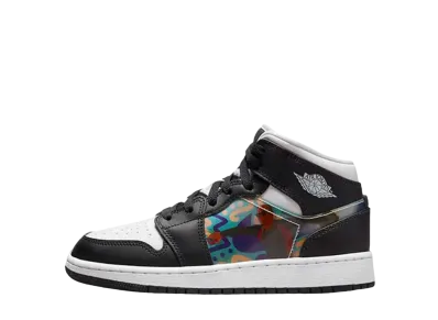 ナイキ GS エアジョーダン1 Mid "ブラック/ダーク コンコルド"