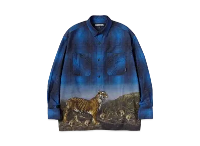 NEIGHBORHOOD Tigerprint VE SH LS . CO "Blue"