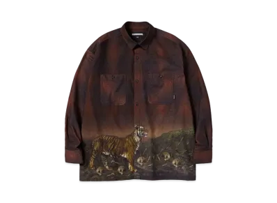 NEIGHBORHOOD Tigerprint VE SH LS . CO "Brown"