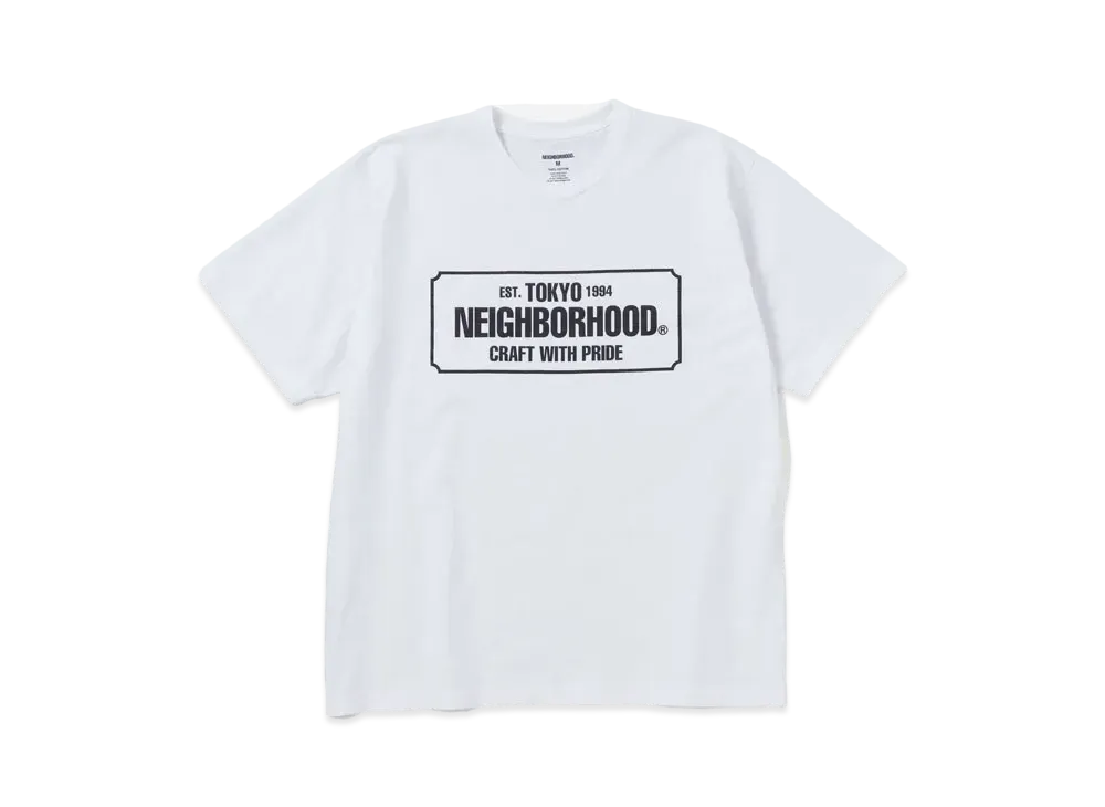 NEIGHBORHOOD NH Tee-1 SS . CO "White"