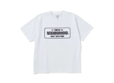 NEIGHBORHOOD NH Tee-1 SS . CO "White"