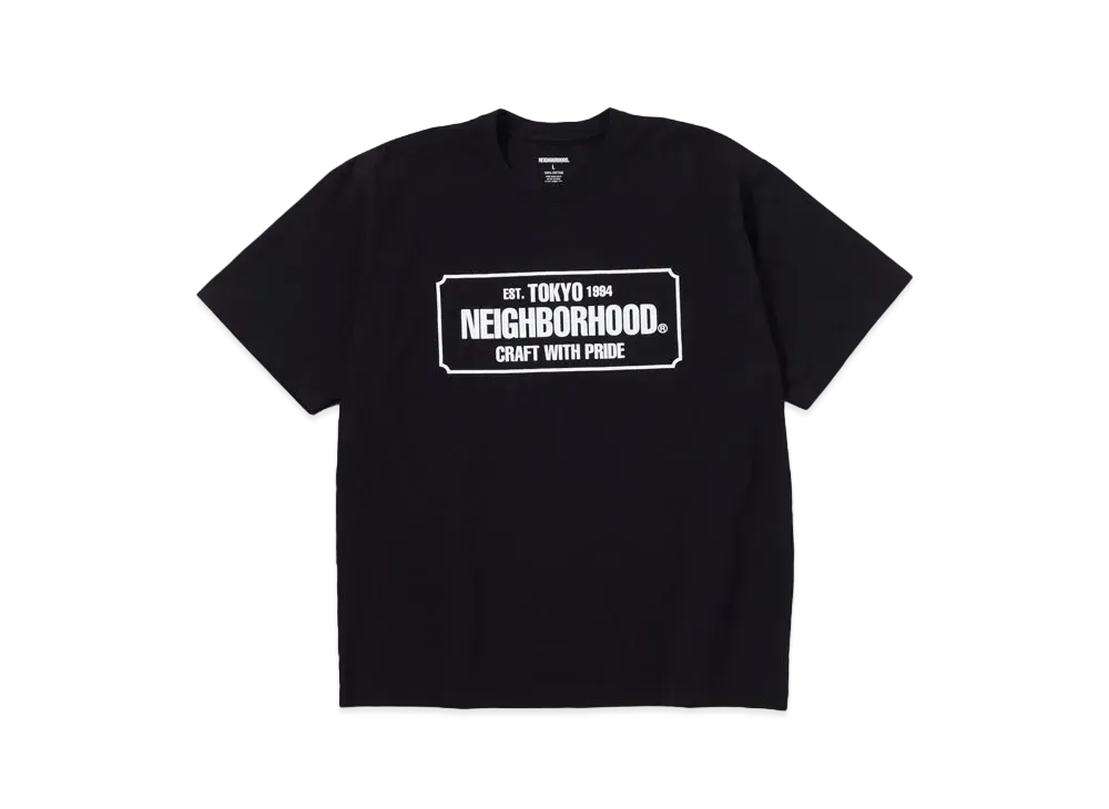 NEIGHBORHOOD NH Tee-1 SS . CO "Black"