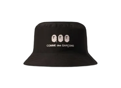 A BATHING APE CDG OSAKA BUCKET HAT "Black"