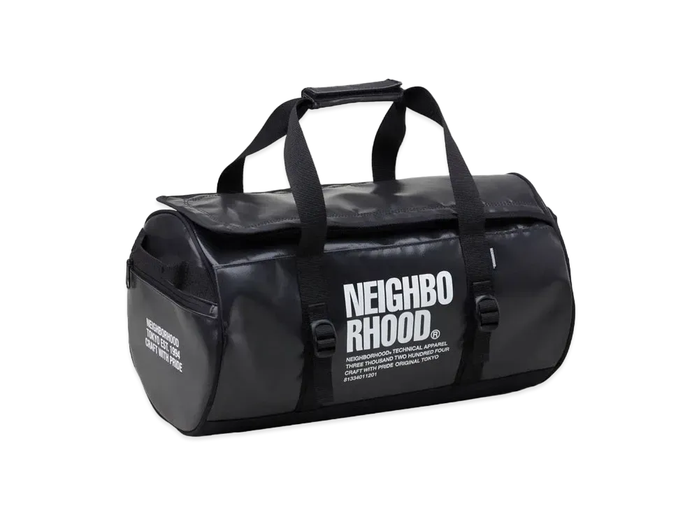 NEIGHBORHOOD Duffle Bag-S . PV "Black"