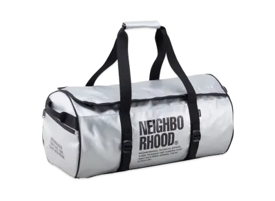 NEIGHBORHOOD Duffle Bag-L . PV "Silver"