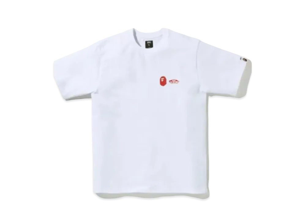 A BATHING APE x VANS Tee "White"