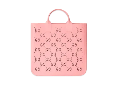 GUCCI Children's GG Tote Bag "Pink Rubber"