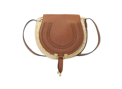 Chloe Marcie Small Cross-body Basket "Tan"