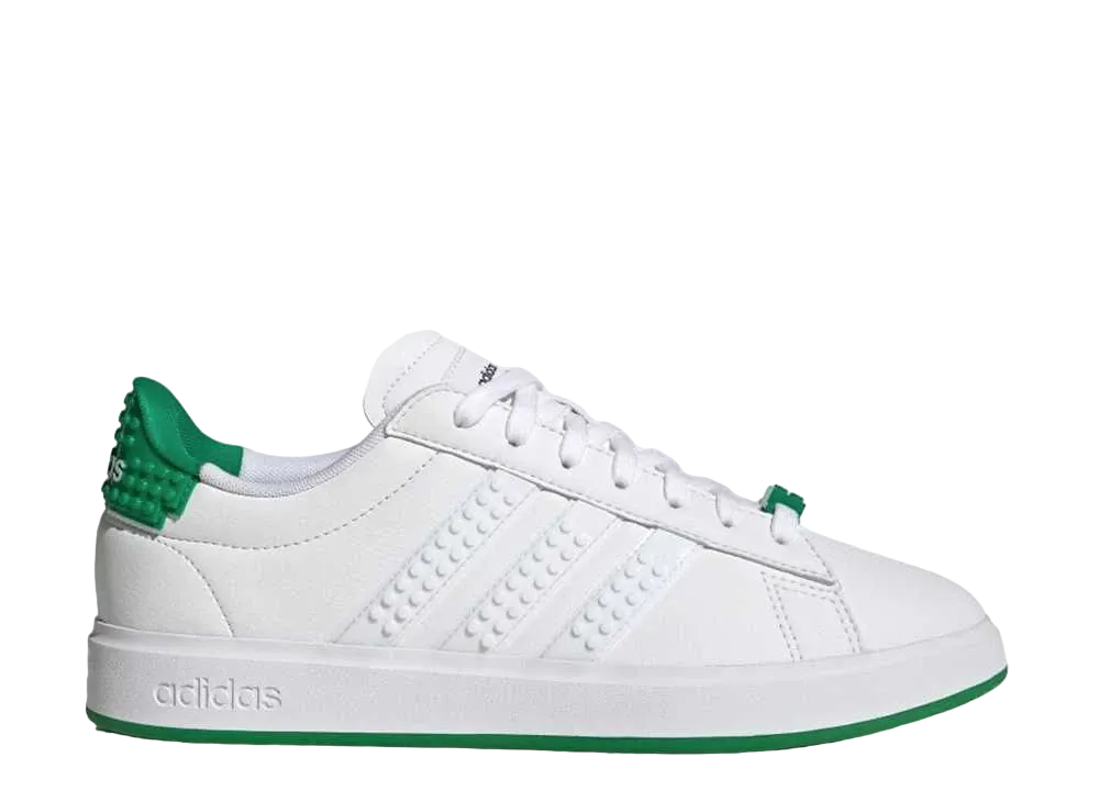 レゴ × アディダス グランドコート 2.0 "フットウェア ホワイト/フットウェア ホワイト/グリーン"