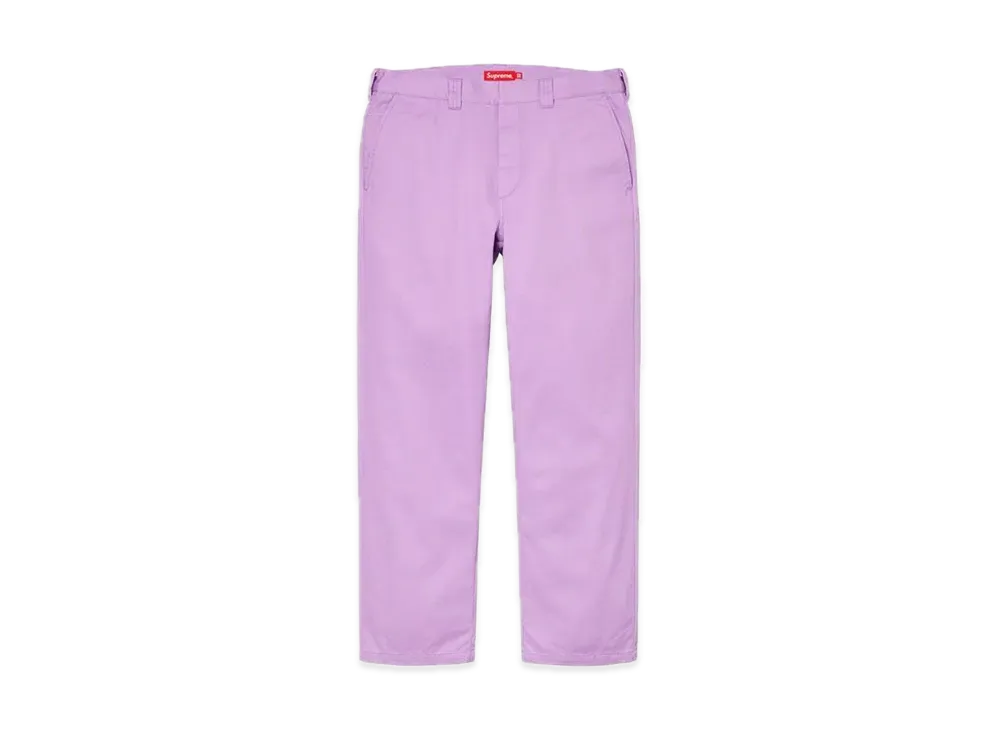 未使用Supreme Work Pant Pale Purple 30 Supreme Work Pant 