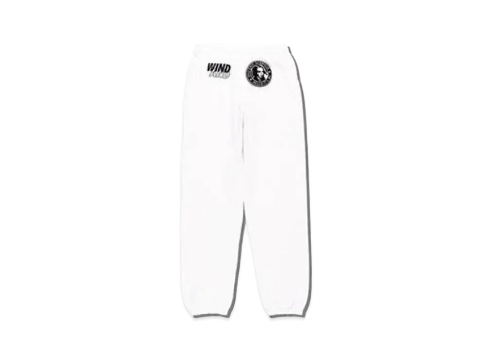 WIND AND SEA x HYSTERIC GLAMOUR SWEAT PANTS "White"