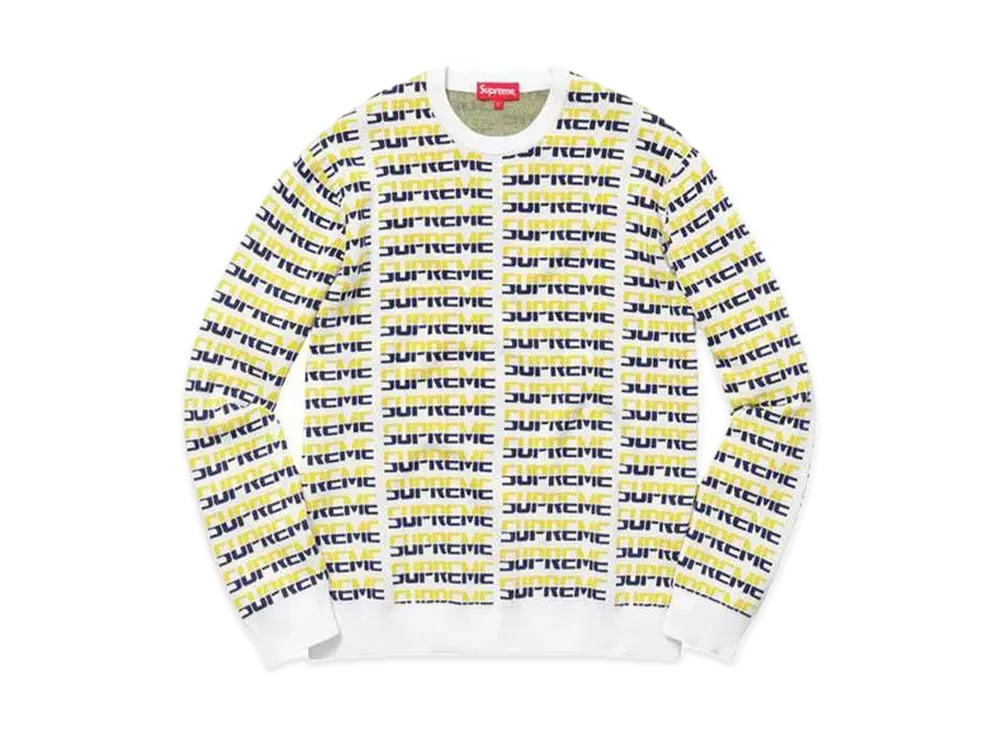Supreme Repeat Sweater "White"