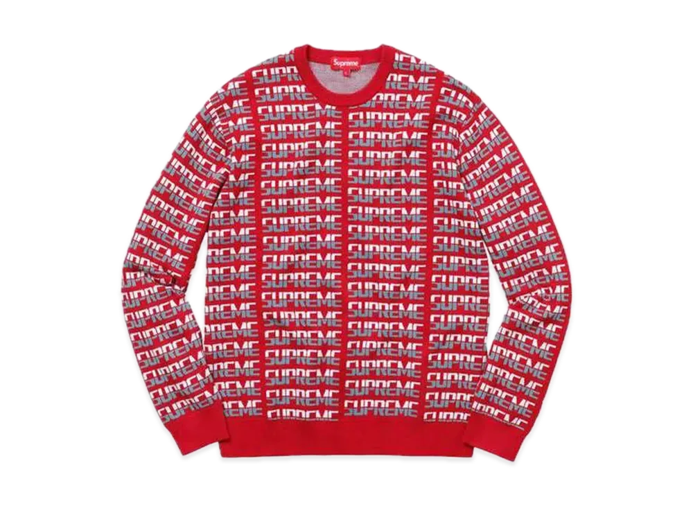 Supreme Repeat Sweater "Red"
