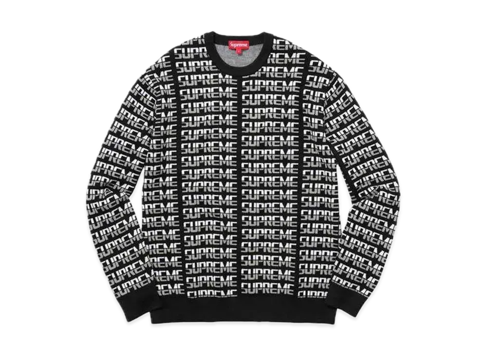 シュプリーム リピート セーター "ブラック"