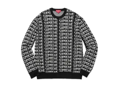 Supreme Repeat Sweater "Black"